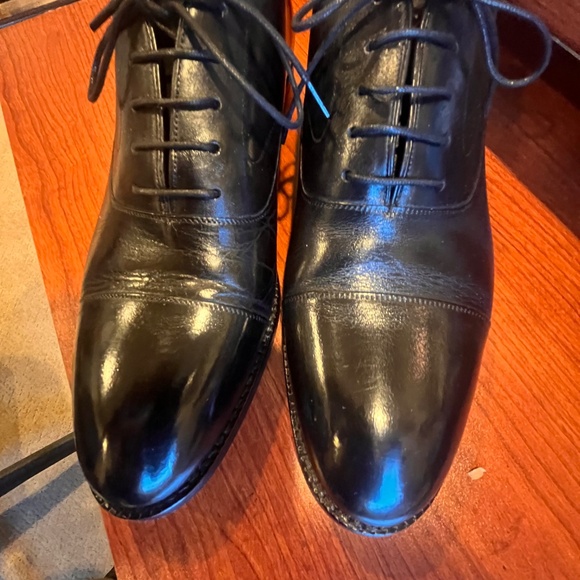 Beckett Simonon black cap toe shoes 9 1/2 main image 10